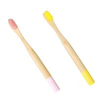Brosse à dents en bambou jetable écologique pour hôtels |   100% biodégradable |   Zéro plastique |   Doux |   Logo personnalisé disponible