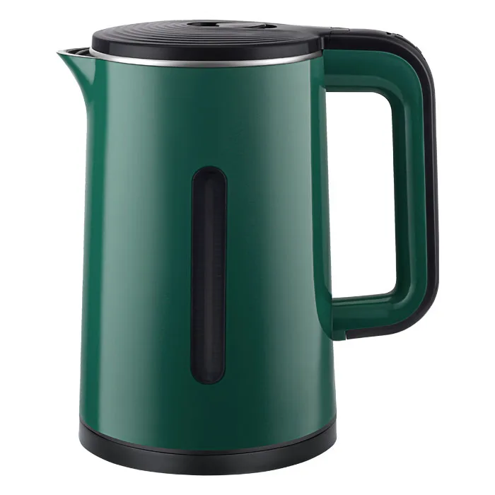 Factory Direct Colorful Changing Double Wall Electric Kettle Smart Cordless Kitchen Appliance Easy Pour Water Feature Price