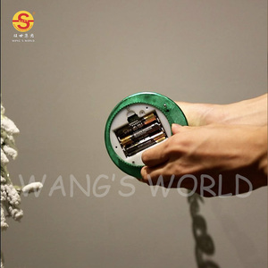 Sáng Tạo LED Xoắn Ốc Cây Giáng Sinh Nén Xoay Cây Giáng Sinh Máy Tính Để Bàn Trang Trí Trang Trí - Product Image 5