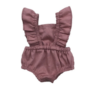 Combinaison en lin pour poupée <span class=keywords><strong>Minikane</strong></span> de 34 cm, Sweety Baby Girls Gift Dolls Romper, combinaison pour poupée - Product Image 4
