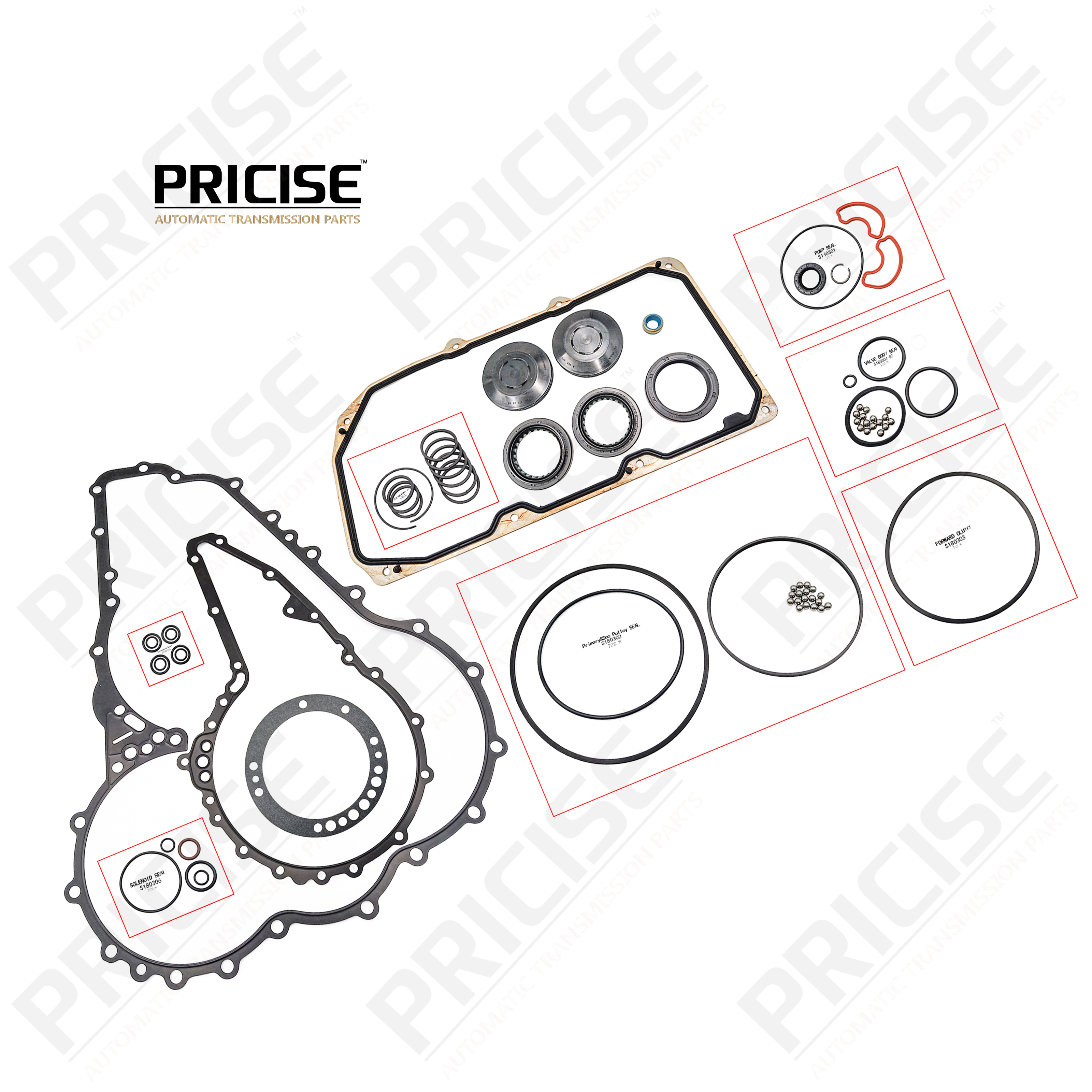 K180900A CVT 722.8 Transmission Overhaul Kit Seal Kit