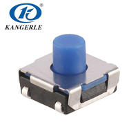 Interrupteur à bouton-poussoir micro SMD Chinakel 6x6 pour volant de voiture, en plastique, étanche IP67, interrupteur tactile 12V DC