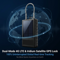 Traceur GPS Cellulaire Satellite 4G Hybride avec Batterie Longue Durée 25000mAh, Étanchéité IP68, Stockage Cloud et Application Logistique Transfrontalière