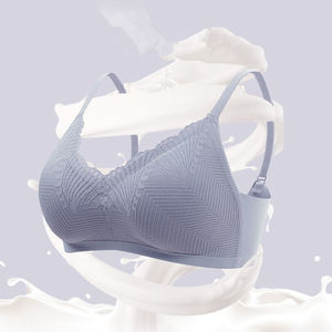 บราไร้โครงแบบไร้ตะเข็บ ลายพิมพ์ลาเท็กซ์ ผ้าถัก ระบายอากาศได้ดี เป็นมิตรกับสิ่งแวดล้อม ช่วยยกกระชับ เหมาะสำหรับผู้หญิง - Product Image 5