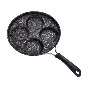 Poêles à frire antiadhésives de haute qualité Poêle à crêpes 4 tasses Poêle à crêpes Cuisine Omelette Poêle à frire antiadhésive avec couvercle <span class=keywords><strong>en</strong></span> verre Ustensiles de cuisine - Product Image 1