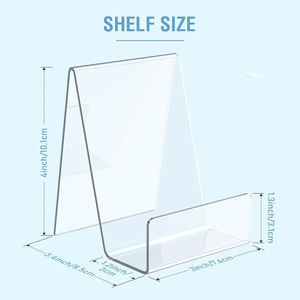 Rõ ràng <span class=keywords><strong>Acrylic</strong></span> cuốn sách đứng giá vẽ 3 mét Dày Phong Cách Hiện Đại chủ hiển thị cho cuốn sách Album CD - Product Image 2