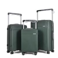 Baigou Vente en gros de valises de voyage de luxe à 4 roues antivol en PP, ensembles de bagages à roulettes larges, valises 20-24-28