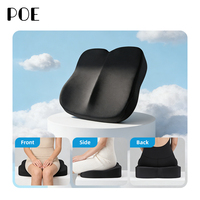 Coussin de siège ergonomique orthopédique en mousse à mémoire de forme pour le coccyx, idéal pour chaise de bureau et voiture, fabrication OEM/ODM