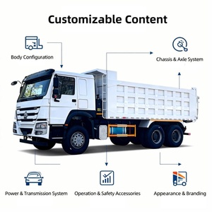 รถบรรทุกสิบล้อซิโนทรัค ฮาวโอ ทีเอ็กซ์ 6x4 แบบดัมพ์ ยูโร3 420 แรงม้า เกียร์ธรรมดา เครื่องยนต์ดีเซล รถดัมพ์สำหรับงานวิศวกรรมหนัก - Product Image 6