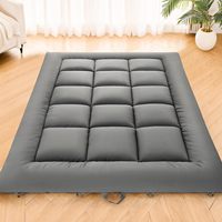 Colchón Japonés para Piso, Futón Plegable con Asa, Colchoneta Tatami Enrollable para Dormir al Aire Libre para Adultos