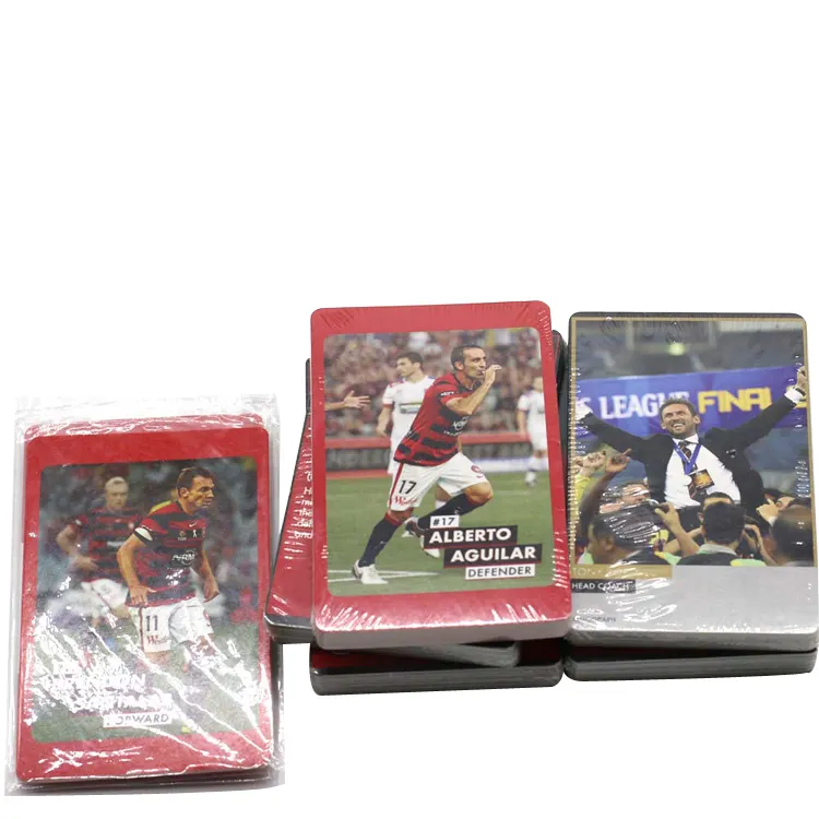 プロのカスタムベストプライススポーツフォイルパッケージトレーディングカードプレイ & 広告ポーカーゲームカード