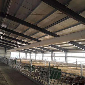 Retardante de llama Personalizado Calcetín de aire sin corrientes Conducto textil Ventilación Tela ignífuga Conducto de aire para almacén - Product Image 2