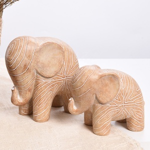 Scultura Decorativa Creativa in Resina a Forma di Elefante in Stile <span class=keywords><strong>Etnico</strong></span> Kakizzy per Studio e Libreria - Product Image 3
