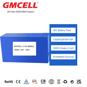 Customized <b>48V</b> Lithium <b>Battery</b> Pack 18650 21700 <b>Battery</b> Pack 13S5P/8P/10P For Electric Bicycles Scooters - Product Image 1