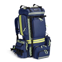 Sac à dos d'urgence imperméable grande capacité avec système de fixation SWIFT, sacoche détachable pour matériel de lutte contre les incendies forestiers, hygiène et premiers secours