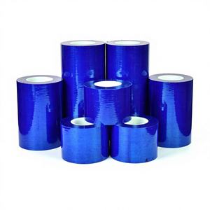 Película Protectora Electrostática de PVC Transparente Azul, Venta de Fábrica, para Protección de Superficies de Puertas, Ventanas, Gabinetes, Láminas de Plástico y Metal - Product Image 2