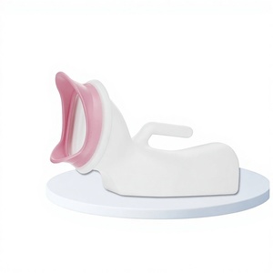 Urinoir souple pour femmes et hommes, ovale, en plastique, avec couvercle, grande capacité, type debout, taille unique - Product Image 5