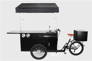 Carrito de café móvil, triciclo de té chino, bicicletas de carga de 3 ruedas, aprobado por la CE, OEM, en venta - Product Image 5