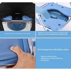 Modern Medical Anti-Skid Shower Bench Free-Slip Bathtub Stool Seat Accessory for Elderly Seniors Handicap Disabilities Bathroom - Product Image 5