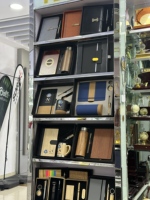 Ensemble cadeau de carnet de notes d'affaires de luxe personnalisé A5 avec couverture en bambou et en cuir PU pour la remise des diplômes ou Noël