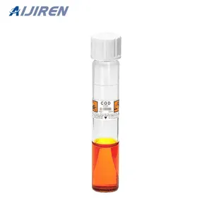 Aijiren عالية الجودة مسطحة القاع 16x100 مللي متر 10 مللي الزجاج سمك القد أنبوب اختبار مع برغي بلاستيك كاب
