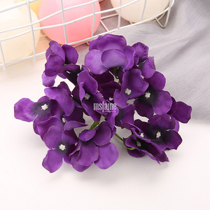 Diademas de Flores Artificiales de Hortensia de 15 cm con 27 Pétalos para Graduación, Diademas con Flores Grandes - Product Image 6