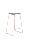 Mobilier industriel moderne et élégant pour restaurants et cafés, tabourets de bar et table à manger en bois