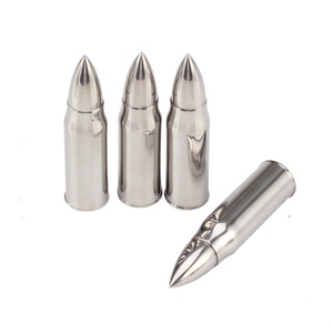 6 Pcs Bullets Shaped <b>Stainless</b> <b>Steel</b> <b>Ice</b> <b>Cubes</b> - Product Image 2