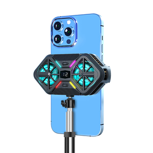 Di động quạt làm mát điện thoại di động mát IOS Android điện thoại chơi game phổ bán dẫn 2 LED người hâm mộ điện thoại di động tản nhiệt - Product Image 4