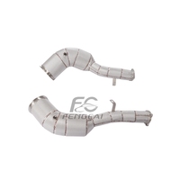 Sistema de Tubo de Escape de Acero Inoxidable con Protección Térmica para Audi S6 S7 C8 2.9T 2020-2023, Mejora de Sonido y Potencia
