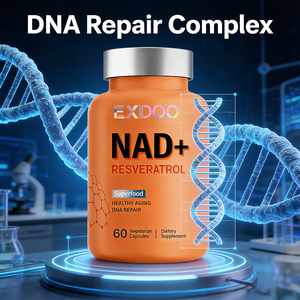 Produits de soins de la peau et compléments alimentaires OEM Nad Plus Resveratrol NAD+ Berberine Acide hyaluronique Énergie Capsules NAD - Product Image 6