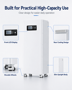 แบตเตอรี่แบบเรียงซ้อนได้ 51.2V 314Ah 16kWh พร้อมระบบสื่อสาร CAN สำหรับระบบกักเก็บพลังงานแสงอาทิตย์สำหรับบ้านแบบไฮบริดกริด แรงดันไฟฟ้า 51.2V - Product Image 4