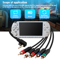 Composant vidéo AV TV de haute qualité YPbPr YCbCr câble pour PSP 2000 PSP 3000 consoles de jeu accessoires