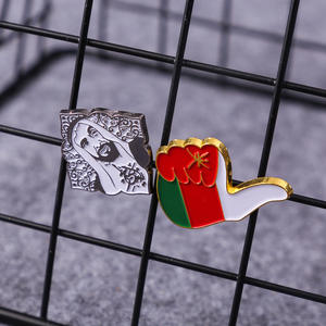 شارة معدنية مطلية بالذهب العتيق بتصميم عصري مخصص، شعار مدرسي مقطوع بالقالب ومطبوع، دبوس مخصص بألوان مخصصة وتصميم رسوم متحركة للفعاليات - Product Image 3