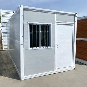 Chi phí thấp 20 chân đúc sẵn gấp container nhà, nhanh chóng lắp ráp nhà để xe, có thể gập lại container di động nhà - Product Image 1