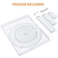 Support à gâteau de mariage moderne fait main à 3 étages, présentoir en acrylique transparent personnalisé pour desserts à plusieurs étages, recyclable