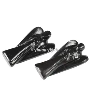 Fournisseur et grossiste d'anges de pierres précieuses de tourmaline noire 2 pouces | Vente en gros de beaux anges de pierres précieuses - Product Image 1