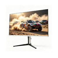 Monitor de 24 Pulgadas con Resolución de 2560*1440 y Frecuencia de Actualización de 180Hz, Marco Blanco, Base Ajustable en Altura, Compatible con Montaje en Pared