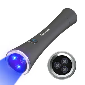 Taches d'urine pour animaux de compagnie rechargeables Détecteur d'ultraviolets à lumière violette 365nm Lumière LED UV