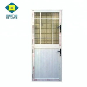 <span class=keywords><strong>Porte</strong></span> à battant isolée pour <span class=keywords><strong>entrée</strong></span> principale, design moderne en aluminium <span class=keywords><strong>avec</strong></span> verre, ouverture latérale pour salle de bain - Product Image 1