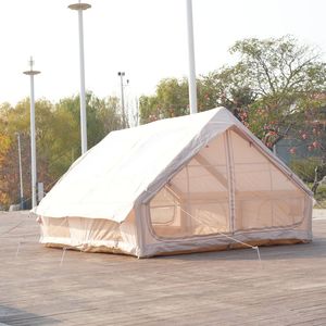 Luxury 12㎡ Inflatable Camping <b>Tent</b> Large Space Waterproof <b>Tent</b> Comes with <b>2</b> Open-style Doors, <b>2</b> Large Skylights and 4 air Vents - Product Image 6