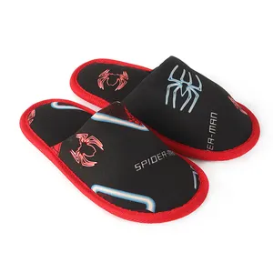 High Quality Indoor Home Soft Slipper Kids Flip Flop Slippers Spiderman Cartoon Cute Unisex Slippers for Children