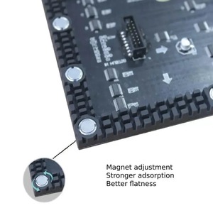 กลางแจ้งในร่มหน้าจอ LED capacitive วงกลมโค้งโมดูลยืดหยุ่นหน้าจอ LED ทรงกระบอกโปสเตอร์ดิจิตอล SDK - Product Image 2