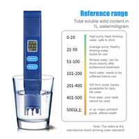 Stylo testeur numérique TDS 0-9990ppm, testeur portable de la qualité de l'eau avec fonction de maintien du résultat pour l'eau potable, l'aquarium, l'hydroponie, la piscine