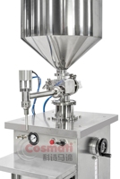 Machine de remplissage de lotion crème cosmétique 2 en 1 liquide de pâte à haute viscosité pour sac de bouteille de pot