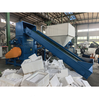 Machine de recyclage de broyage d'EPS en billes de mousse EPS