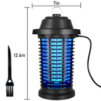Service OEM ODM, logo personnalisé, puissant anti-moustiques 15W, couverture 100m², lumière UV 365nm, alimentation USB, écologique