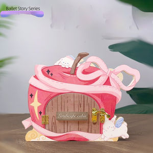 Diseño Original con Temática de Rosas, Escondite Multifuncional y Cómodo para Hámsteres, Hecho de Madera Sólida - Product Image 4