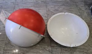 Bola Peringatan Penerbangan <span class=keywords><strong>Fiberglass</strong></span> Tahan Korosi 600mm/800mm, Bola Penanda Penerbangan FRP untuk Penandaan Keamanan Landasan Pacu Bandara - Product Image 6