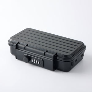 Caja Fuerte Portátil Antirrobo con Cerradura de Combinación, Aleación de Zinc, Color Negro, para Viajes, <span class=keywords><strong>Playa</strong></span> y Exteriores - Product Image 2